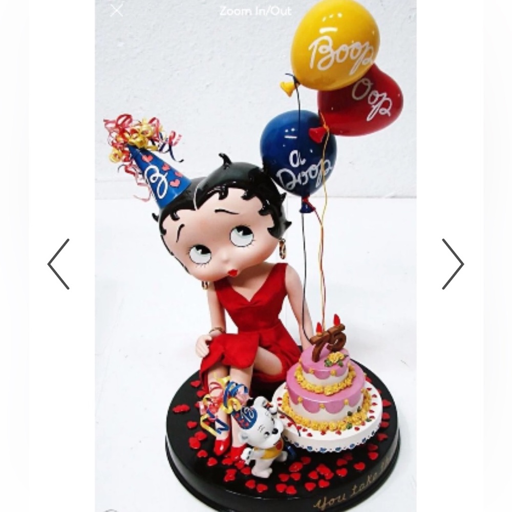 Betty Boop 75th Anniversary Celebration Limited Edition Collector Doll Figurine